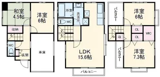 埼玉県さいたま市南区辻5【一戸建】の間取り