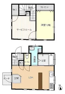 熊本県熊本市北区貢町【一戸建】の間取り