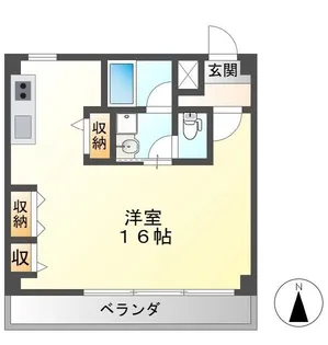 CASA FELICE【6階】の間取り