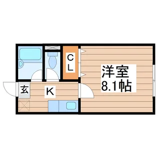 セントポーリア【1階】の間取り