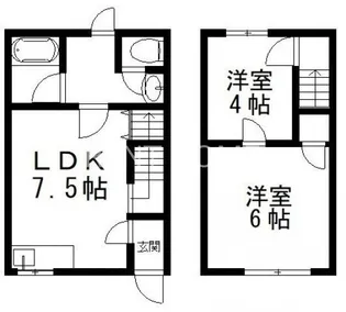 大阪府東大阪市宝持3【一戸建】の間取り