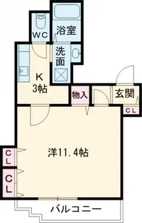大阪府大東市太子田3【アパート】の間取り