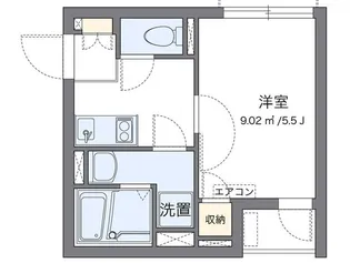 クレイノルーチェ【2階】の間取り