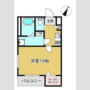 ワコーレヴィータ国香通【3階】の間取り