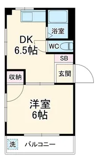 第一ハイム山下【1階】の間取り