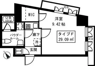 東京都中野区中野3【マンション】の間取り