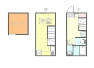 神奈川県横浜市緑区長津田みなみ台1【アパート】の間取り