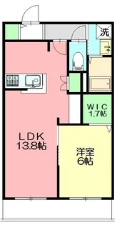 クオーレASCA【3階】の間取り