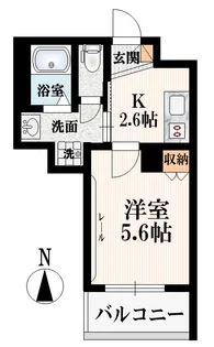 HEBEL MAISON 四谷【4階】の間取り