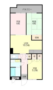 サンヴェール小手指II【1階】の間取り