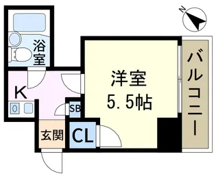 ライオンズマンション東新小岩【4階】の間取り