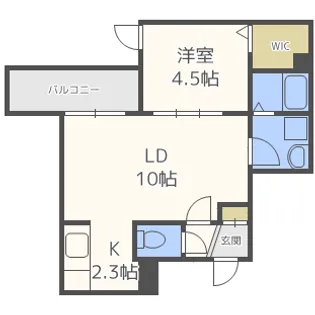 北海道札幌市北区北二十二条西5【マンション】の間取り