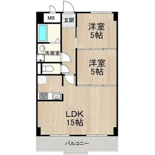 アバンハウスI【2階】の間取り