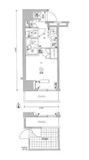 スカイコート武蔵小杉壱番館【7階】の間取り