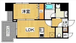 プライムアーバン博多【5階】の間取り