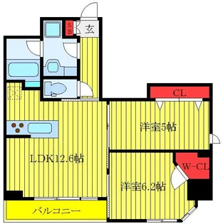 東京都板橋区志村1【マンション】の間取り