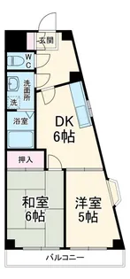 サンロード中浦和II【2階】の間取り