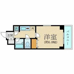 東京都新宿区信濃町【マンション】の間取り
