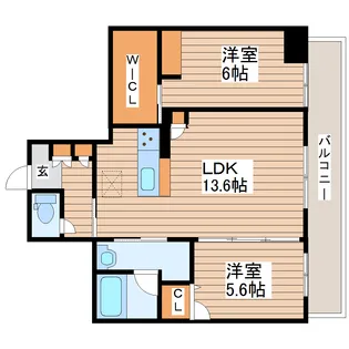 グリスィーヌ【1階】の間取り