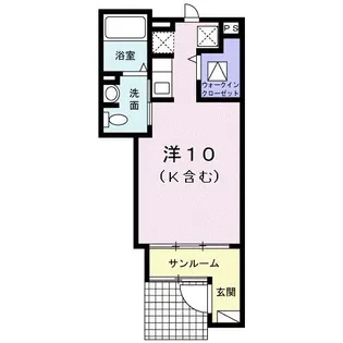 ランド・グローリア【1階】の間取り