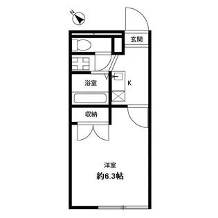 東京都青梅市長淵7【アパート】の間取り