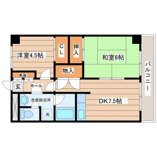 ロイヤルヒルズ柳生II【2階】の間取り