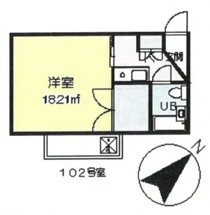 オールドシティハイツ【2階】の間取り