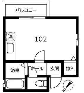 MMハイツ 参番館【1階】の間取り
