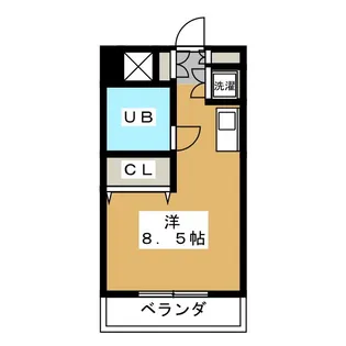 東京都中野区中野1【マンション】の間取り