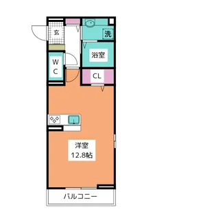 カサリンダ【1階】の間取り