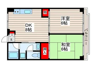 アメニティービラ【2階】の間取り