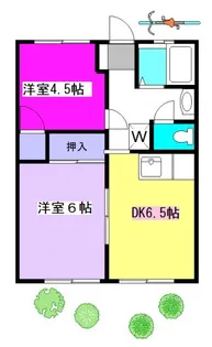 神奈川県三浦郡葉山町堀内【アパート】の間取り