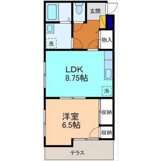 コートダジュール22【1階】の間取り