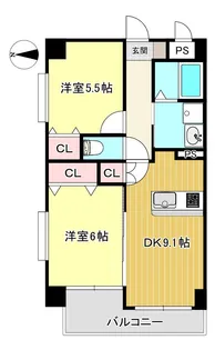 VIERA光の森【5階】の間取り