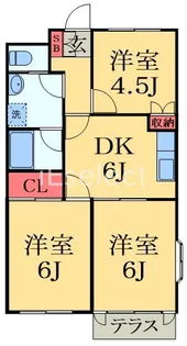 千葉県千葉市若葉区みつわ台2【アパート】の間取り
