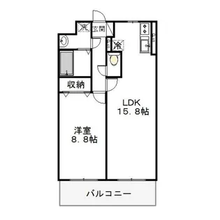 壱番館元今泉【2階】の間取り