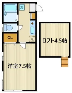 シャネル富士見台【2階】の間取り