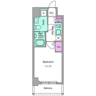 レジディア本厚木【2階】の間取り