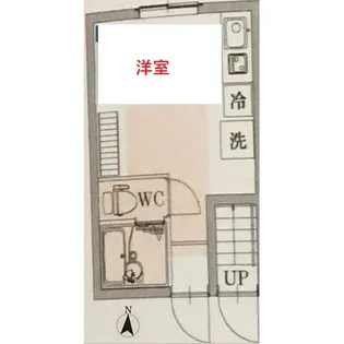カントリー蒲田【1階】の間取り