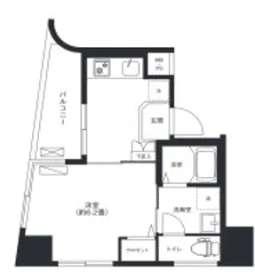 リーノ新宿若松町【5階】の間取り