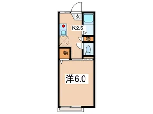 ヴェルディ湘南台【2階】の間取り