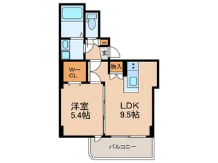 ALZA西天満【6階】の間取り