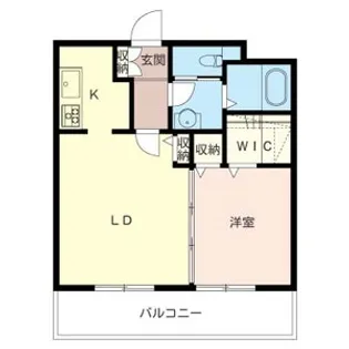 ラメゾンドゥ桜新町【4階】の間取り