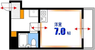 BauHaus小町【4階】の間取り