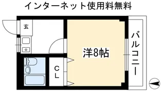 ふゆうマンション【2階】の間取り