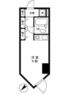 朝日プラザ東池袋【1階】の間取り