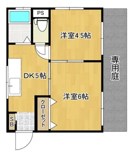 五十川ビル【1階】の間取り