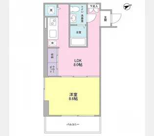 ブリックプレイス【2階】の間取り
