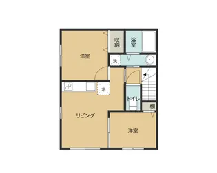 メゾンドセリジェ【2階】の間取り