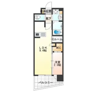 セレニテ難波リアン【5階】の間取り